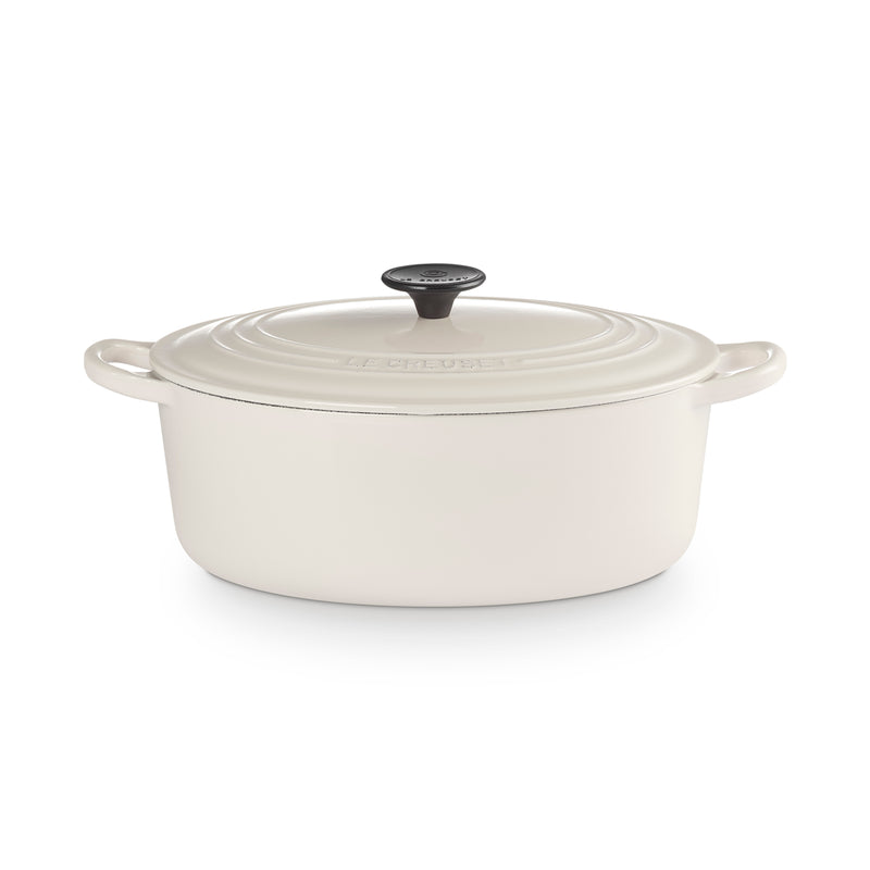 Classic Cast Iron Oval Casserole - Crème