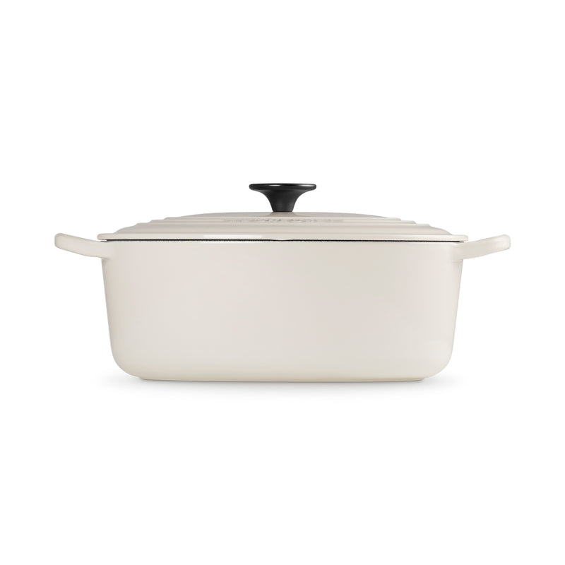 Classic Cast Iron Oval Casserole - Crème