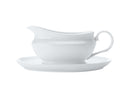 White Basics Gravy Boat & Saucer 550ML