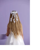 Vivienne Hair Comb - White