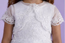 Anna Communion Bolero - White