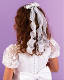 Daphne Hair Comb - White