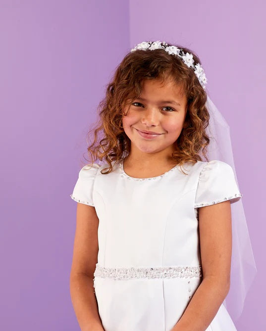 Melanie Head Ring - White