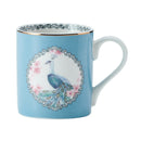 Peacock Straight-Sided Porcelain Mug 280ml