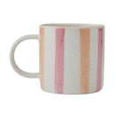 Pink and Red Stripe Mug