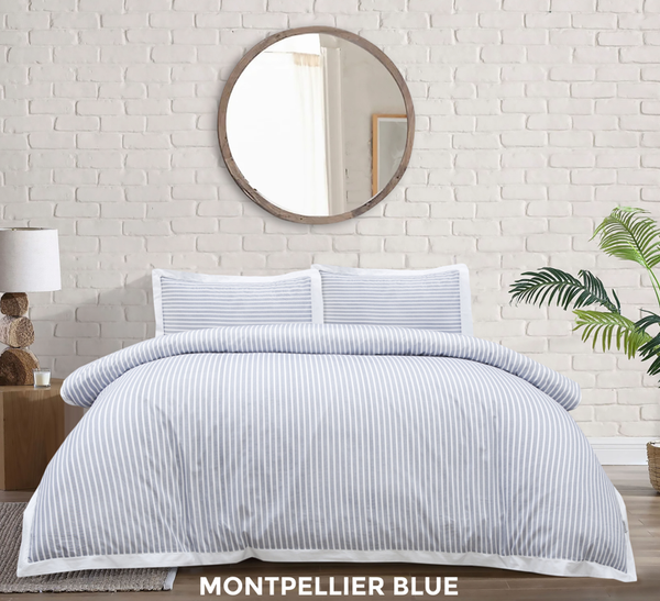 Mountpellier Blue Duvet Cover Set