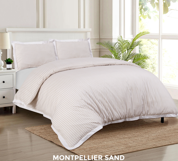 Mountpellier Sand Duvet Cover Set