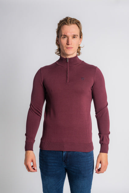 Perpigon 1/4 Zip Jumper - Plummet