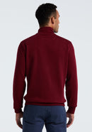 1/4 Zip Sweatshirt - Cabernet