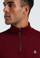 1/4 Zip Sweatshirt - Cabernet