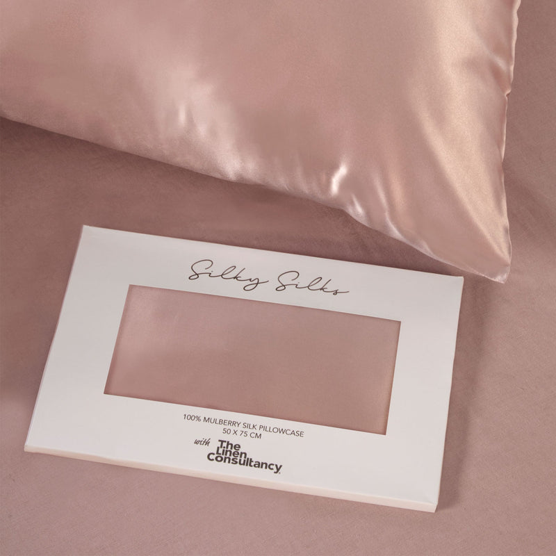 Silky Silks 100% Mulberry Silk Pillowcase - Pink