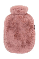 2 Litre Extra Soft Plush Hot Water Bottle - Pink