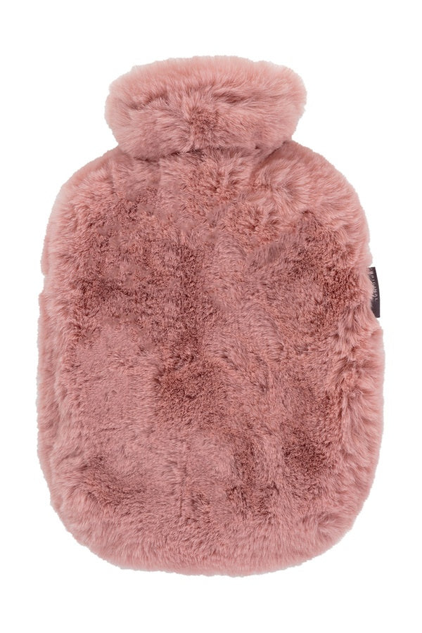2 Litre Extra Soft Plush Hot Water Bottle - Pink