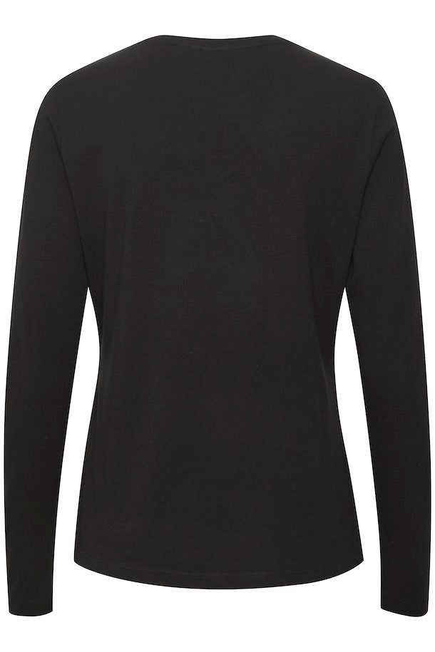 Naia Long Sleeve T-Shirt - Pitch Black