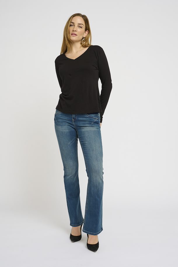 Naia Long Sleeve T-Shirt - Pitch Black