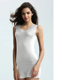 Palm Sleeveless T-Shirt - Ivory