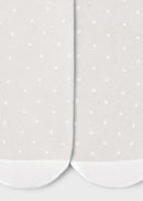 Polka Dot Pantyhose - Natural