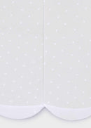 Polka Dot Pantyhose - White