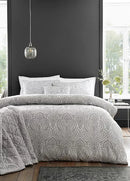 Montpellier Duvet Cover Set - Silver
