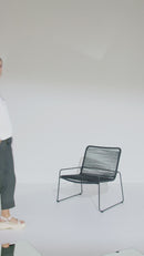 Knit Trim V Neck Top - Chive