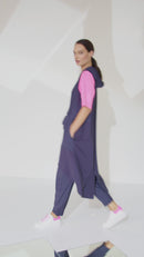 Hooded Waistcoat - Navy