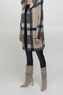 Brushed Jacquard Sweater - Black/oatmeal Melange/grey