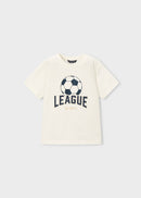 League Applique Shirt - Cream