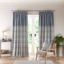 Strawberry Thief Readymade Pencil Pleat Curtains - Slate