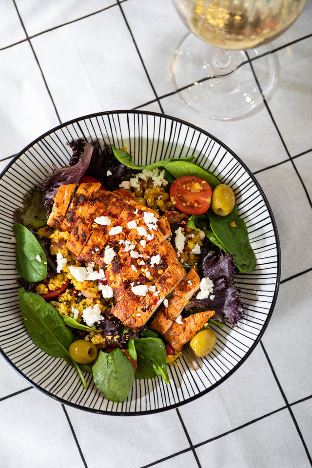 Black Stripe Bowl 21cm