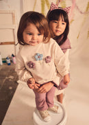 Pullover And Leggings Set - Violet