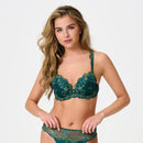 Push Up Bra - Pine Green