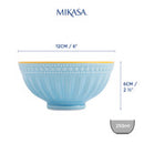 Blue Mosaic Stoneware Nibble Bowl - 12cm