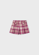 Plaid Shorts - Raspberry