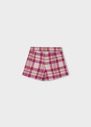 Plaid Shorts - Raspberry