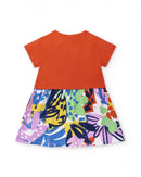 Rockin The Jungle Jersey Dress - Red