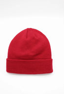 Plain Beanie - Red