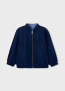 Reversible Linen Windbreaker - Indigo
