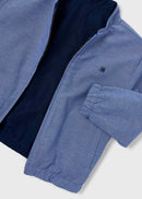 Reversible Linen Windbreaker - Indigo