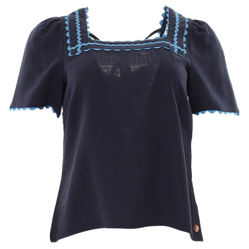 Reyna Top - Navy