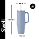 S'well Tumbler XL 1.1L - Hydrangea Blue