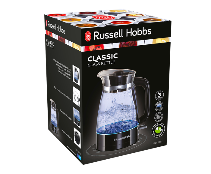 Classic Glass Kettle - Black