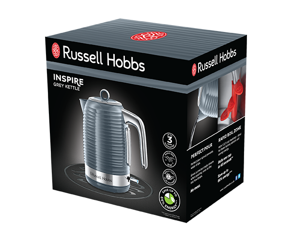 Inspire 1.7 Litre Electric Kettle - Grey