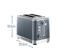 Inspire 2 Slice Toaster - Grey