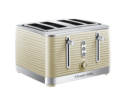 Inspire 4 Slice Toaster - Cream