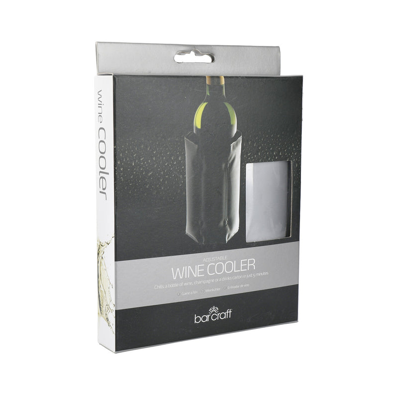 BarCraft Wrap Around Silver Wine Cooler