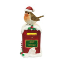 LED Robin Post Box 7x16cm