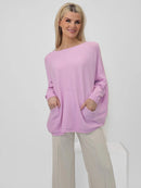 Roma 2 Pocket Jumper - Pink