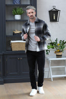 Ross Overshirt - Black & White