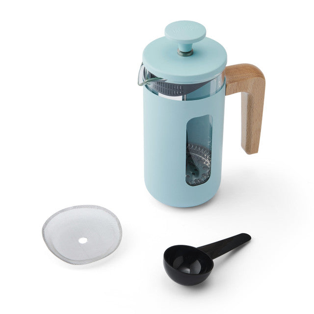 Pisa 3 Cup Cafetiere - Sky Blue