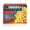 100 Pearl Berry Lights - Warm White